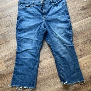 Women's cropped bootcut jeans